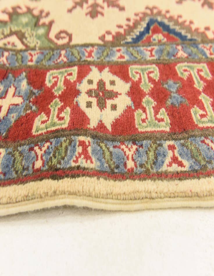 Detail image of  3' 11 x 5' 9  Hand Knotted Kazak Rug
