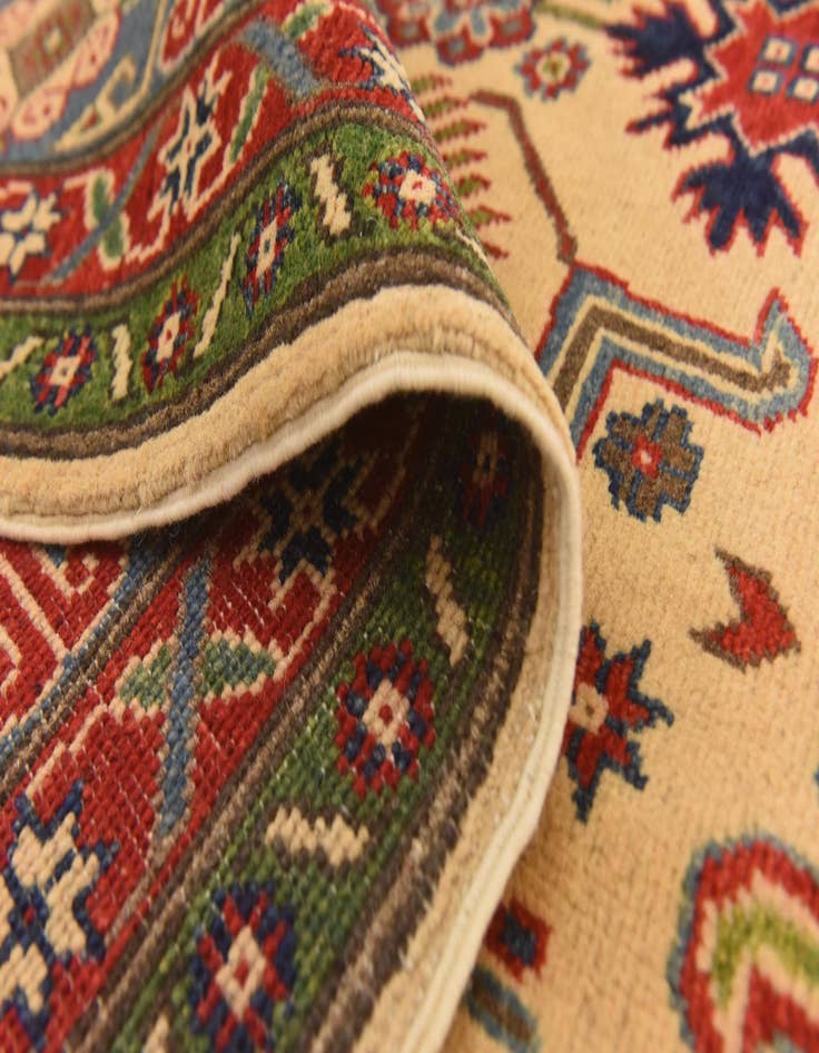 Detail image of  6' 6 x 9' 8  Hand Knotted Kazak Rug