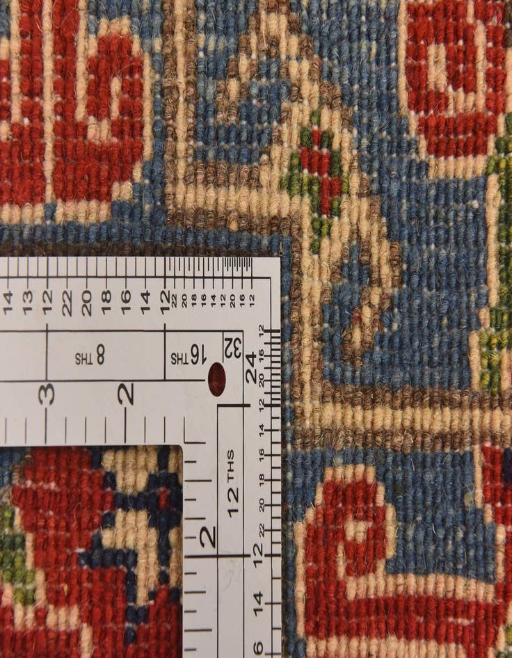 Detail image of  6' 6 x 9' 8  Hand Knotted Kazak Rug