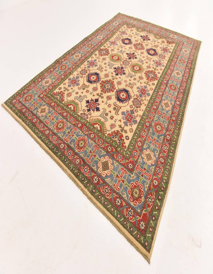 Detail image of  6' 6 x 9' 8  Hand Knotted Kazak Rug