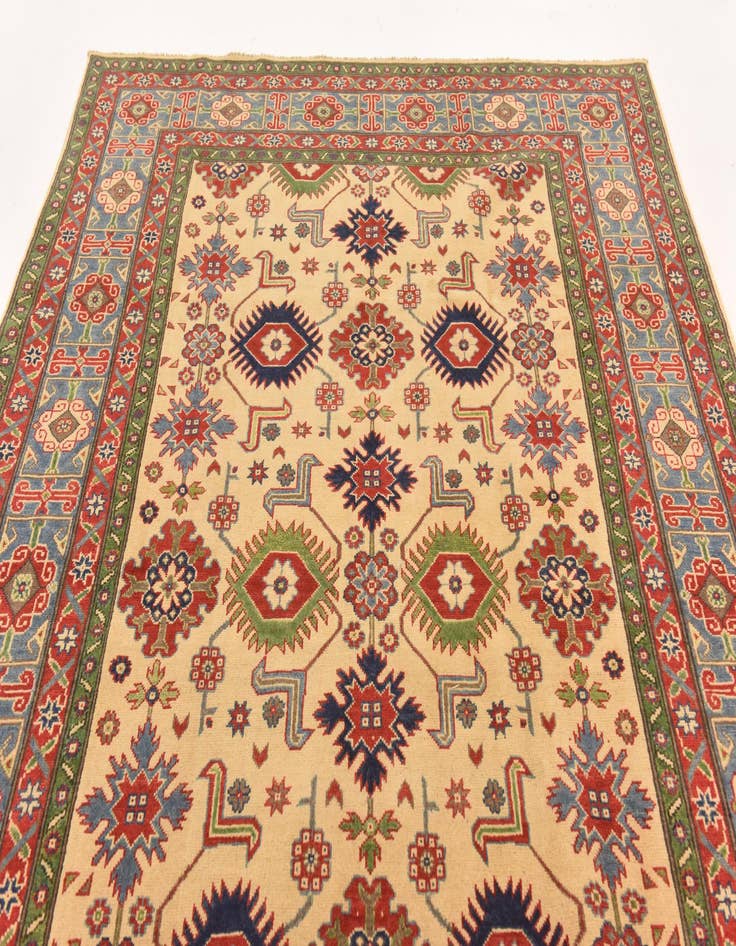 Detail image of  6' 6 x 9' 8  Hand Knotted Kazak Rug