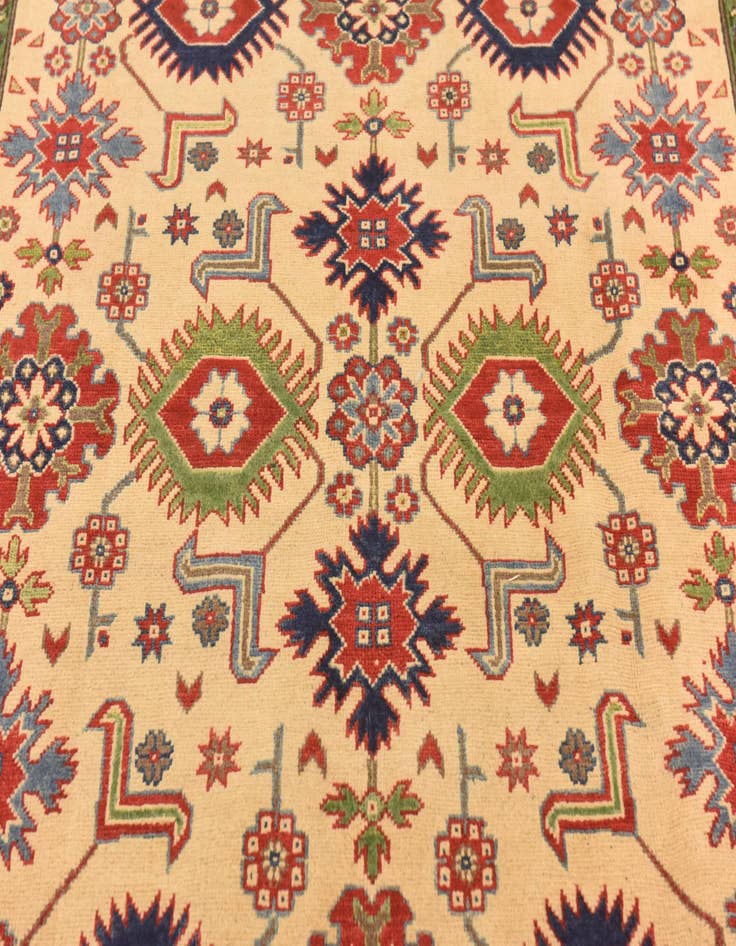 Detail image of  6' 6 x 9' 8  Hand Knotted Kazak Rug