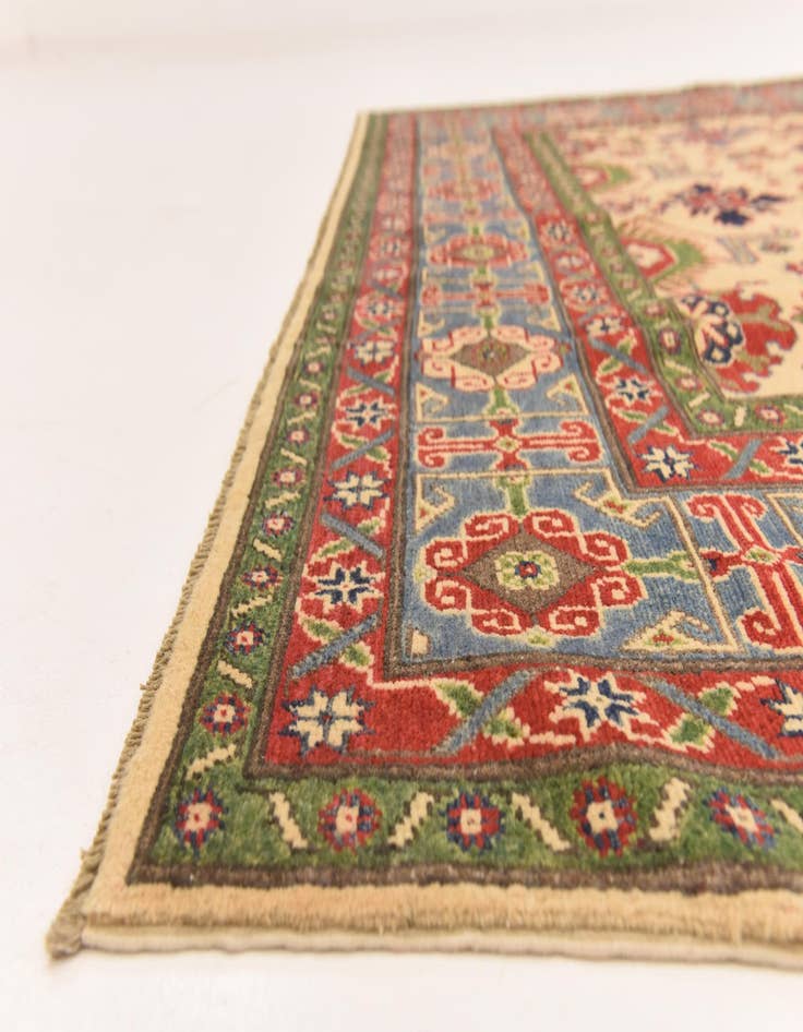 Detail image of  6' 6 x 9' 8  Hand Knotted Kazak Rug