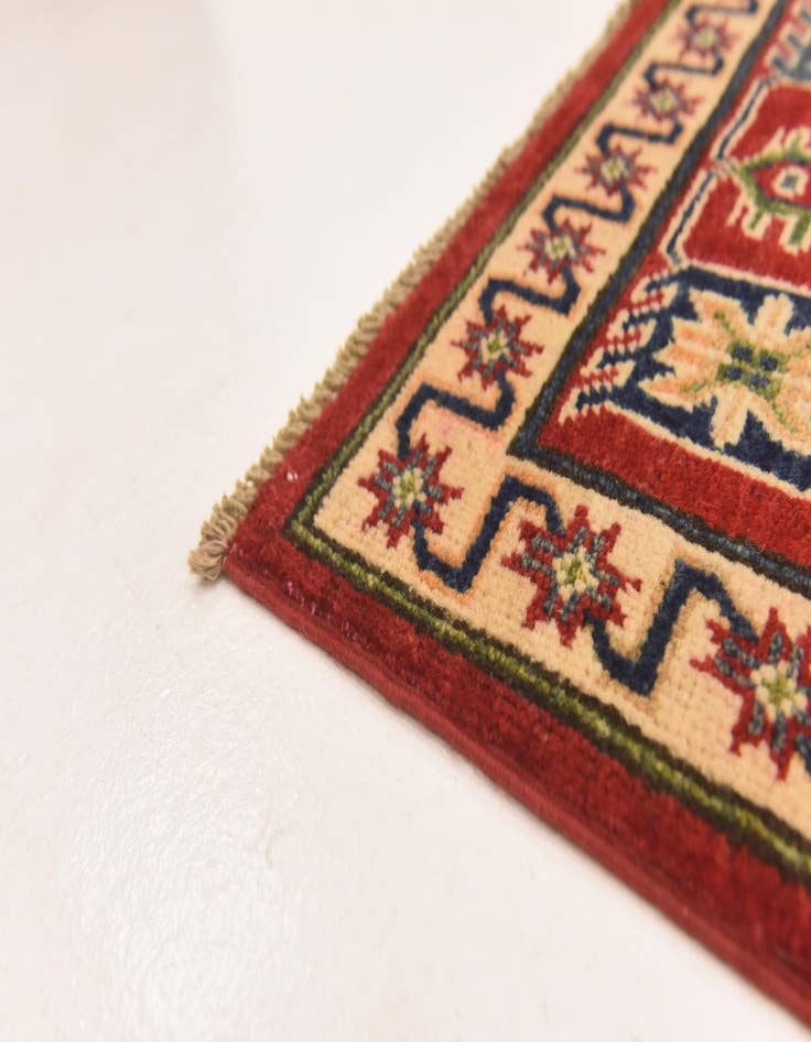 Detail image of  5' 9 x 7' 10  Hand Knotted Kazak Rug