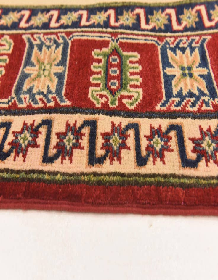 Detail image of  5' 9 x 7' 10  Hand Knotted Kazak Rug