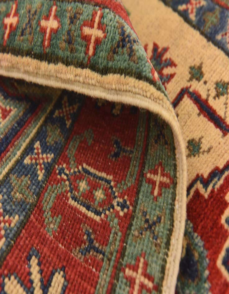 Detail image of  2' 7 x 3' 9  Hand Knotted Kazak Rug