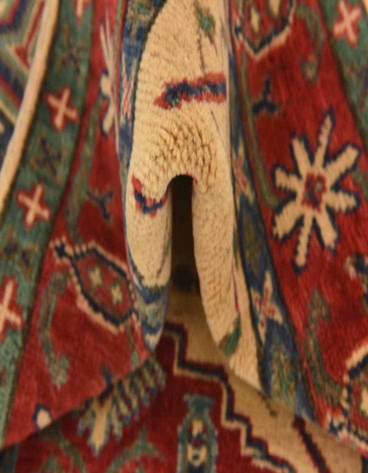 Detail image of  2' 7 x 3' 9  Hand Knotted Kazak Rug