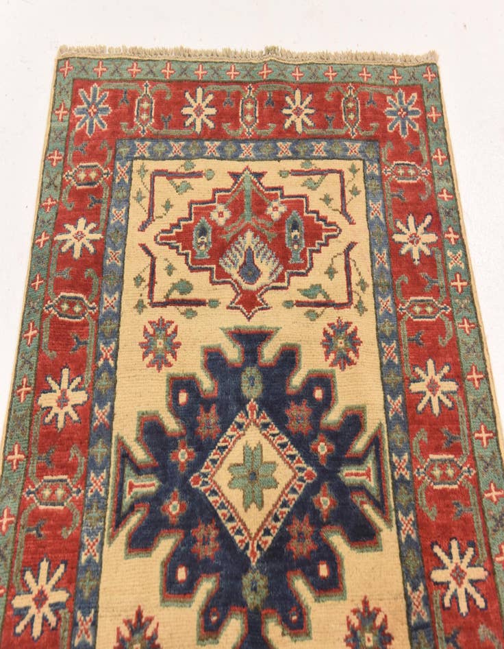 Detail image of  2' 7 x 3' 9  Hand Knotted Kazak Rug