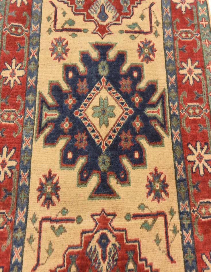 Detail image of  2' 7 x 3' 9  Hand Knotted Kazak Rug