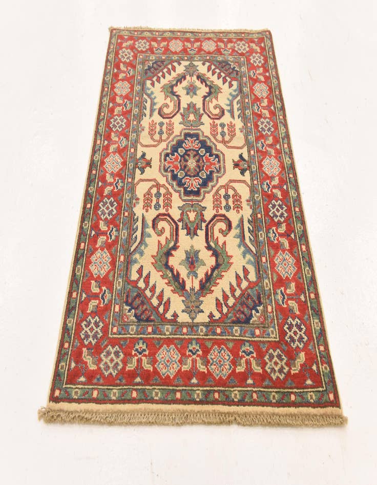 Detail image of  2' 7 x 3' 11  Hand Knotted Kazak Rug