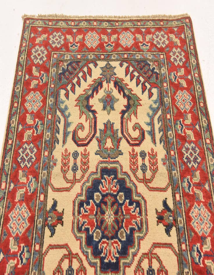 Detail image of  2' 7 x 3' 11  Hand Knotted Kazak Rug
