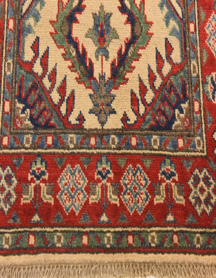 Detail image of  2' 7 x 3' 11  Hand Knotted Kazak Rug
