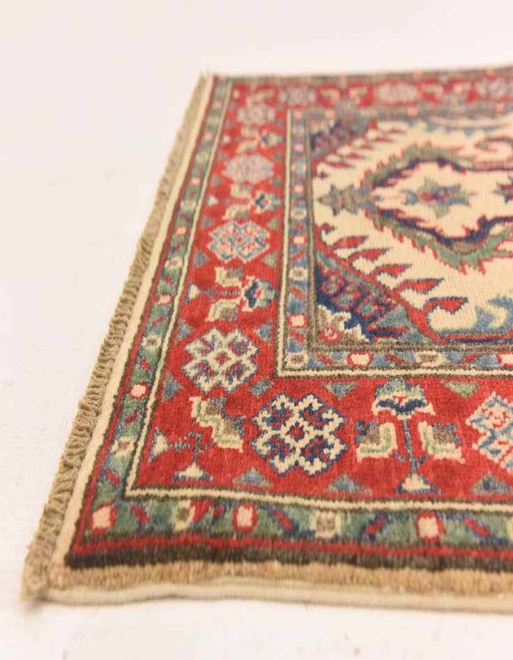 Detail image of  2' 7 x 3' 11  Hand Knotted Kazak Rug