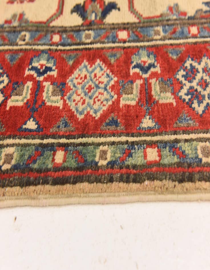 Detail image of  2' 7 x 3' 11  Hand Knotted Kazak Rug