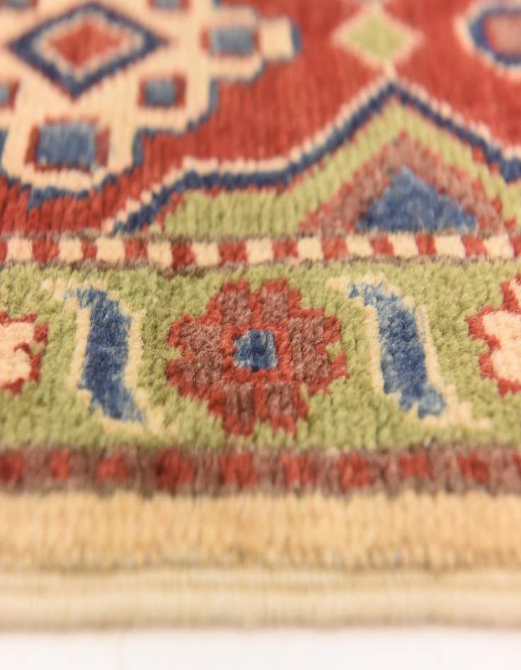 Detail image of  6' 3 x 8' 10  Hand Knotted Kazak Rug