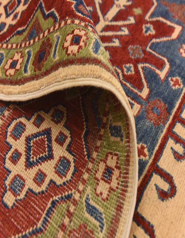 Detail image of  6' 3 x 8' 10  Hand Knotted Kazak Rug