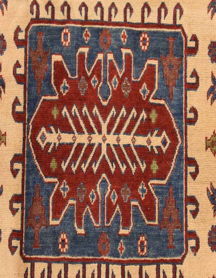 Detail image of  6' 3 x 8' 10  Hand Knotted Kazak Rug
