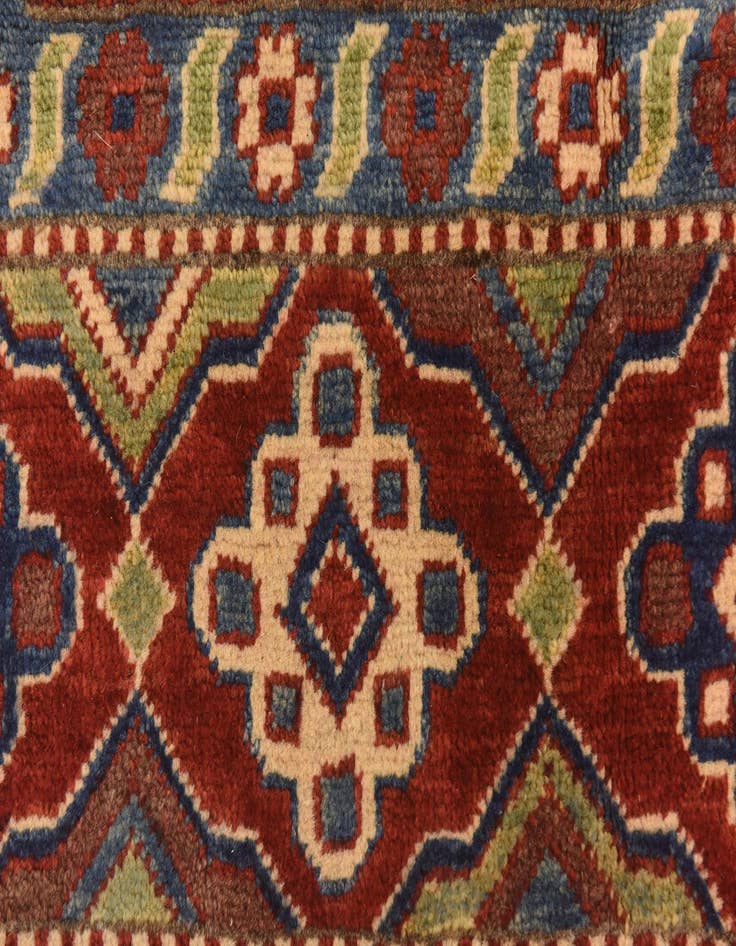 Detail image of  6' 3 x 8' 10  Hand Knotted Kazak Rug