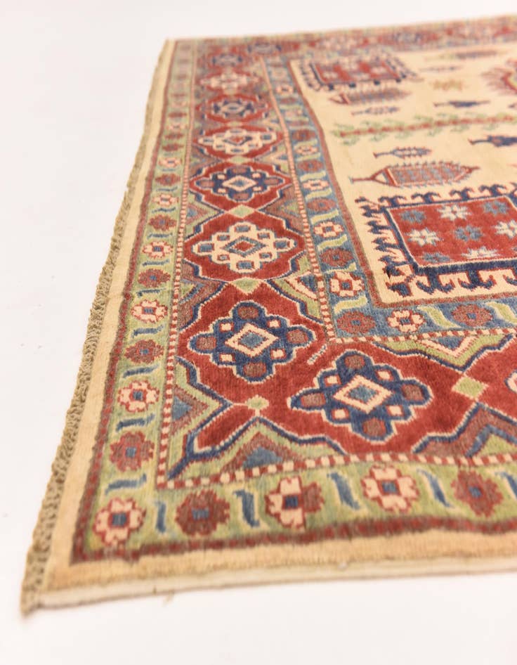 Detail image of  6' 3 x 8' 10  Hand Knotted Kazak Rug