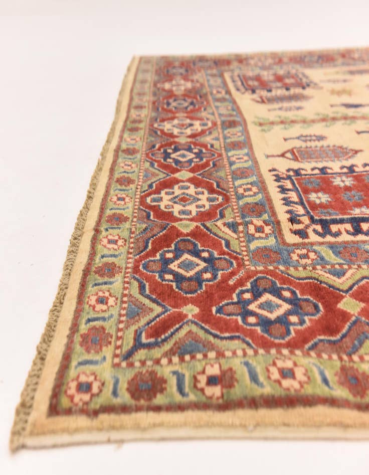 Detail image of  6' 3 x 8' 10  Hand Knotted Kazak Rug