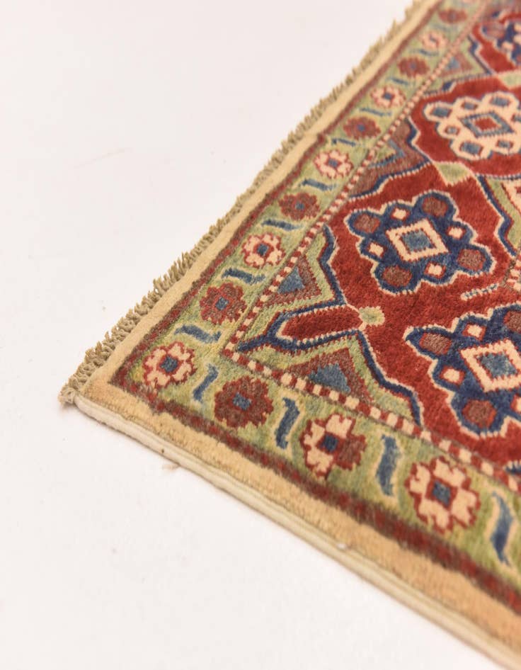 Detail image of  6' 3 x 8' 10  Hand Knotted Kazak Rug