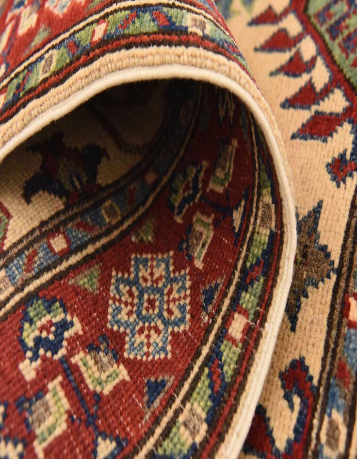 Detail image of  2' 7 x 4' 1  Hand Knotted Kazak Rug