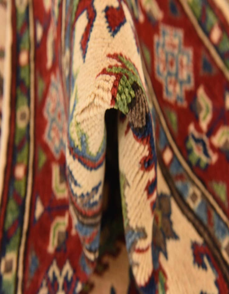 Detail image of  2' 7 x 4' 1  Hand Knotted Kazak Rug