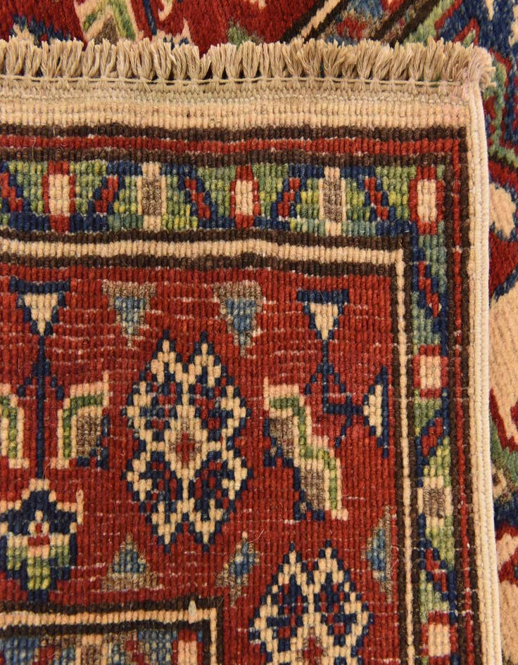Detail image of  2' 7 x 4' 1  Hand Knotted Kazak Rug