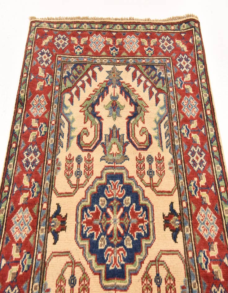 Detail image of  2' 7 x 4' 1  Hand Knotted Kazak Rug