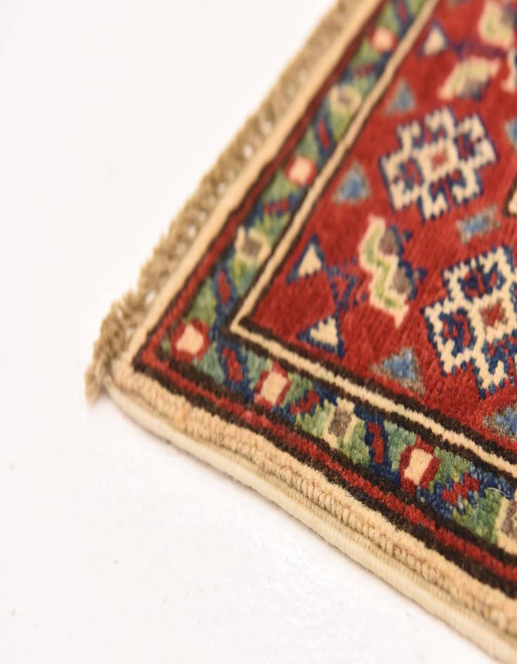 Detail image of  2' 7 x 4' 1  Hand Knotted Kazak Rug