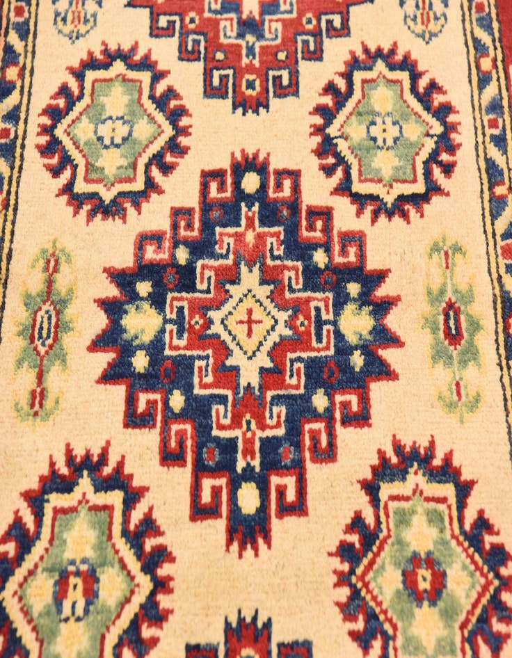 Detail image of  2' 8 x 3' 11  Hand Knotted Kazak Rug