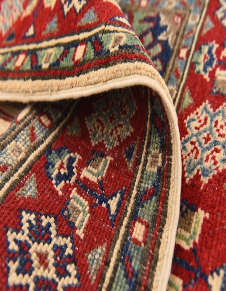 Detail image of  2' 10 x 3' 10  Hand Knotted Kazak Rug