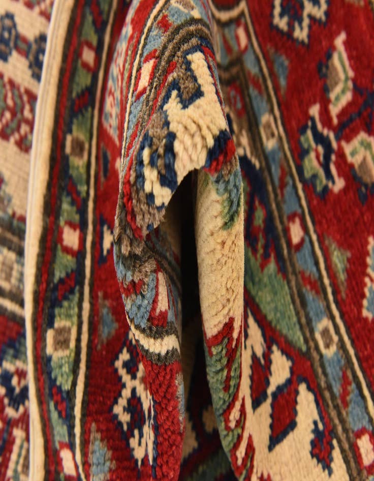 Detail image of  2' 10 x 3' 10  Hand Knotted Kazak Rug