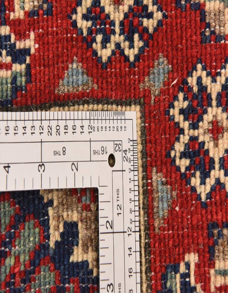 Detail image of  2' 10 x 3' 10  Hand Knotted Kazak Rug