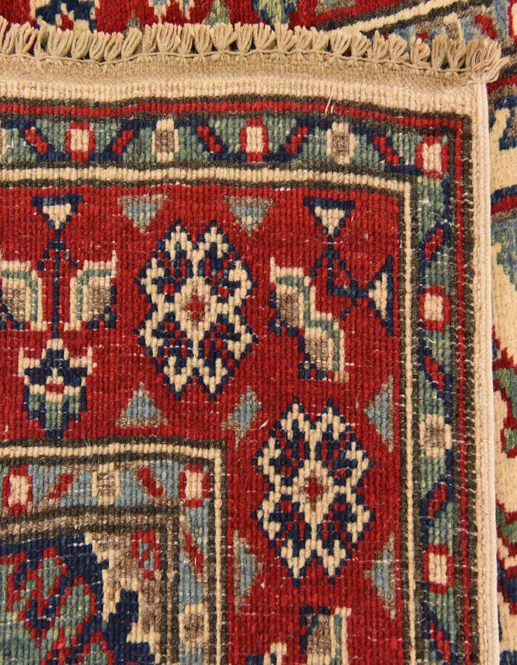 Detail image of  2' 10 x 3' 10  Hand Knotted Kazak Rug