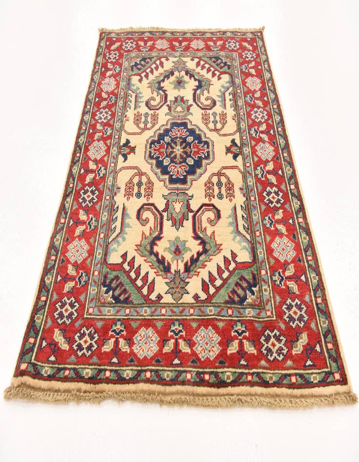 Detail image of  2' 10 x 3' 10  Hand Knotted Kazak Rug