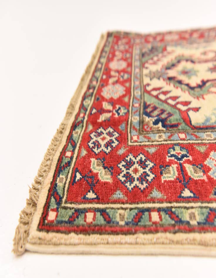 Detail image of  2' 10 x 3' 10  Hand Knotted Kazak Rug