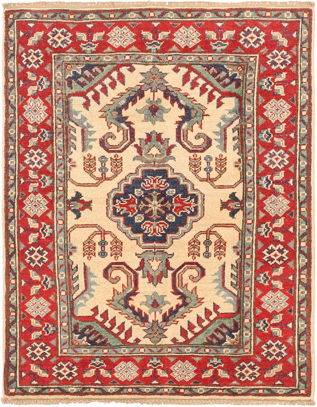 Primary image  2' 10 x 3' 10  Hand Knotted Kazak Rug