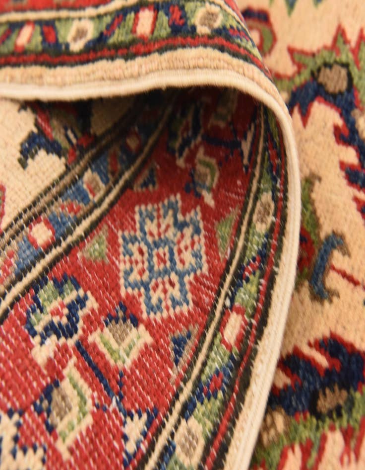 Detail image of  2' 7 x 4' 2  Hand Knotted Kazak Rug