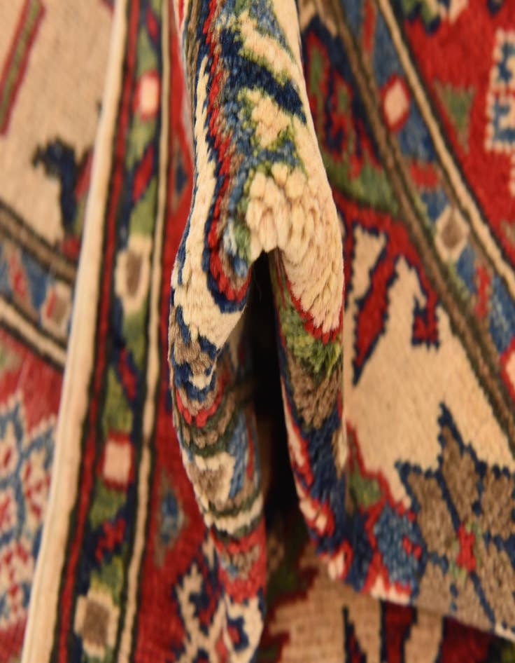 Detail image of  2' 7 x 4' 2  Hand Knotted Kazak Rug