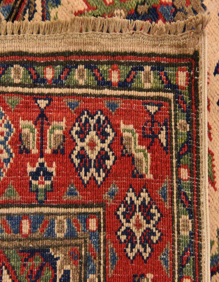 Detail image of  2' 7 x 4' 2  Hand Knotted Kazak Rug