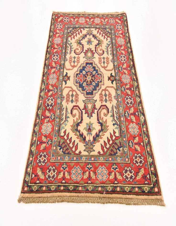 Detail image of  2' 7 x 4' 2  Hand Knotted Kazak Rug