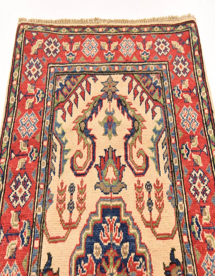Detail image of  2' 7 x 4' 2  Hand Knotted Kazak Rug
