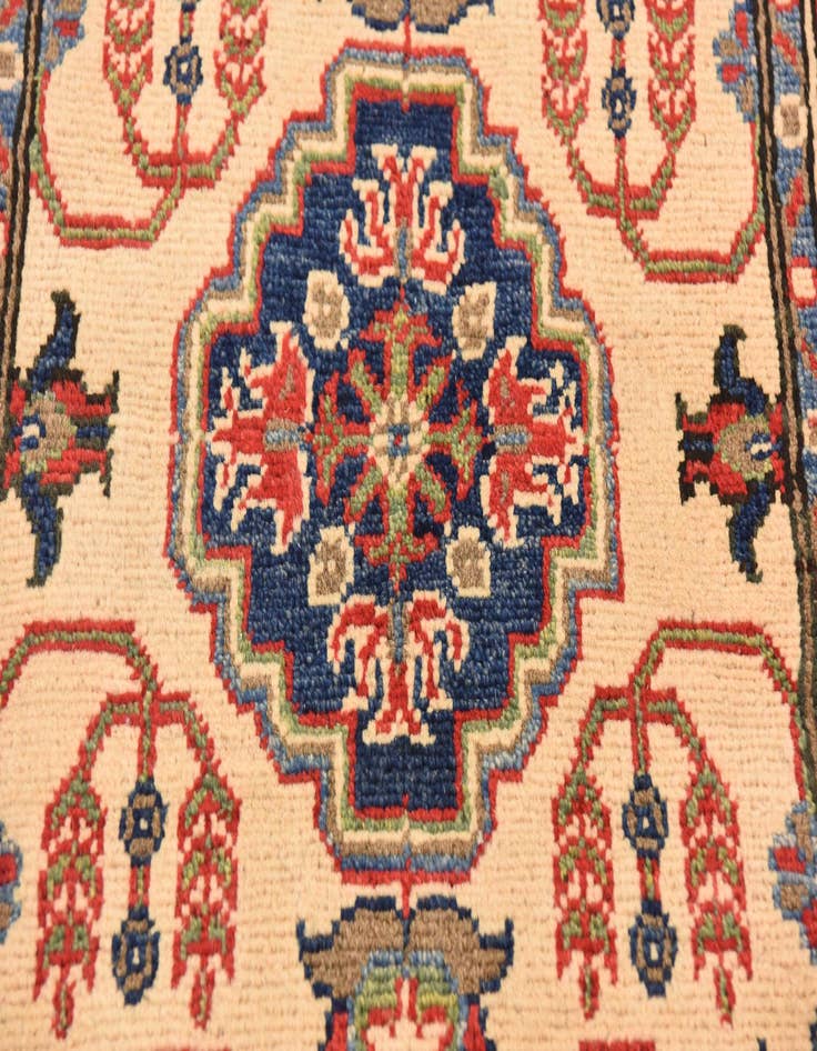Detail image of  2' 7 x 4' 2  Hand Knotted Kazak Rug