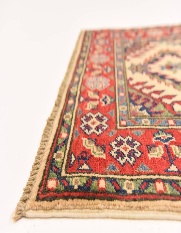 Detail image of  2' 7 x 4' 2  Hand Knotted Kazak Rug