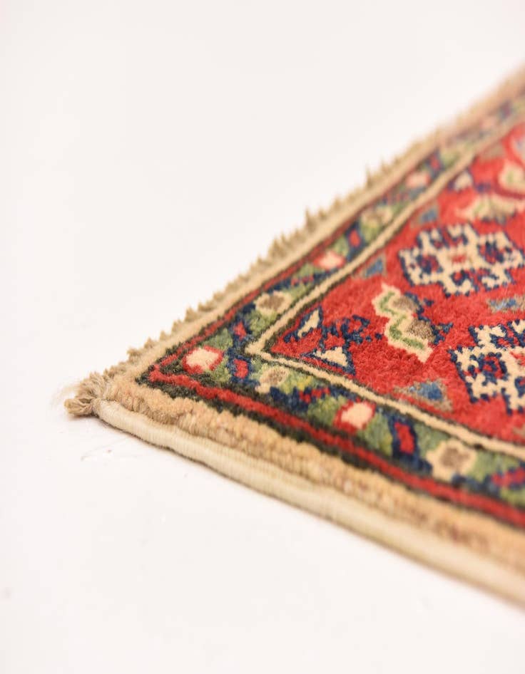 Detail image of  2' 7 x 4' 2  Hand Knotted Kazak Rug