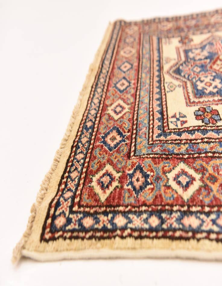 Detail image of  3' 3 x 4' 9  Hand Knotted Kazak Oriental Rug