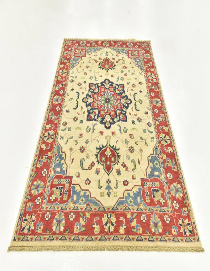 Detail image of  4' x 6'  Hand Knotted Kazak Rug