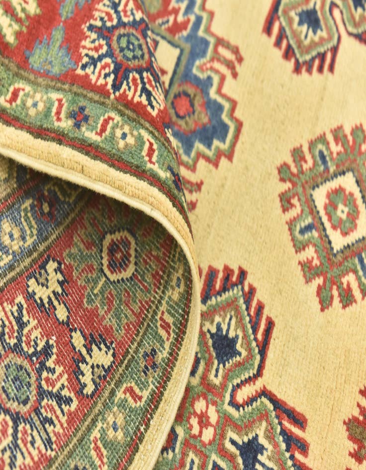 Detail image of  3' 9 x 6'  Hand Knotted Kazak Rug