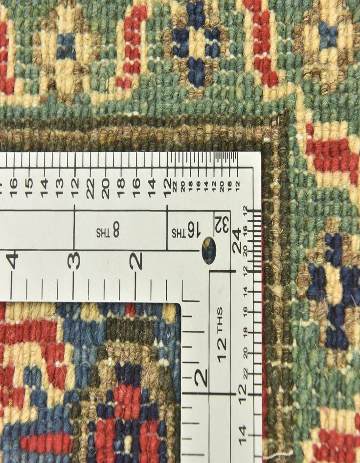 Detail image of  3' 9 x 6'  Hand Knotted Kazak Rug